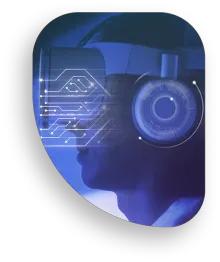 Young Business man smiling working behind desk