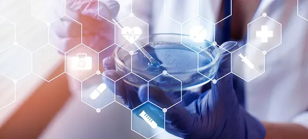 Business Man working on a laptop computer