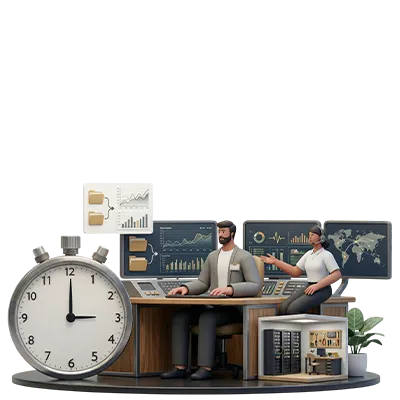 IT help desk professionals providing remote support, system monitoring, and rapid response for San Diego businesses